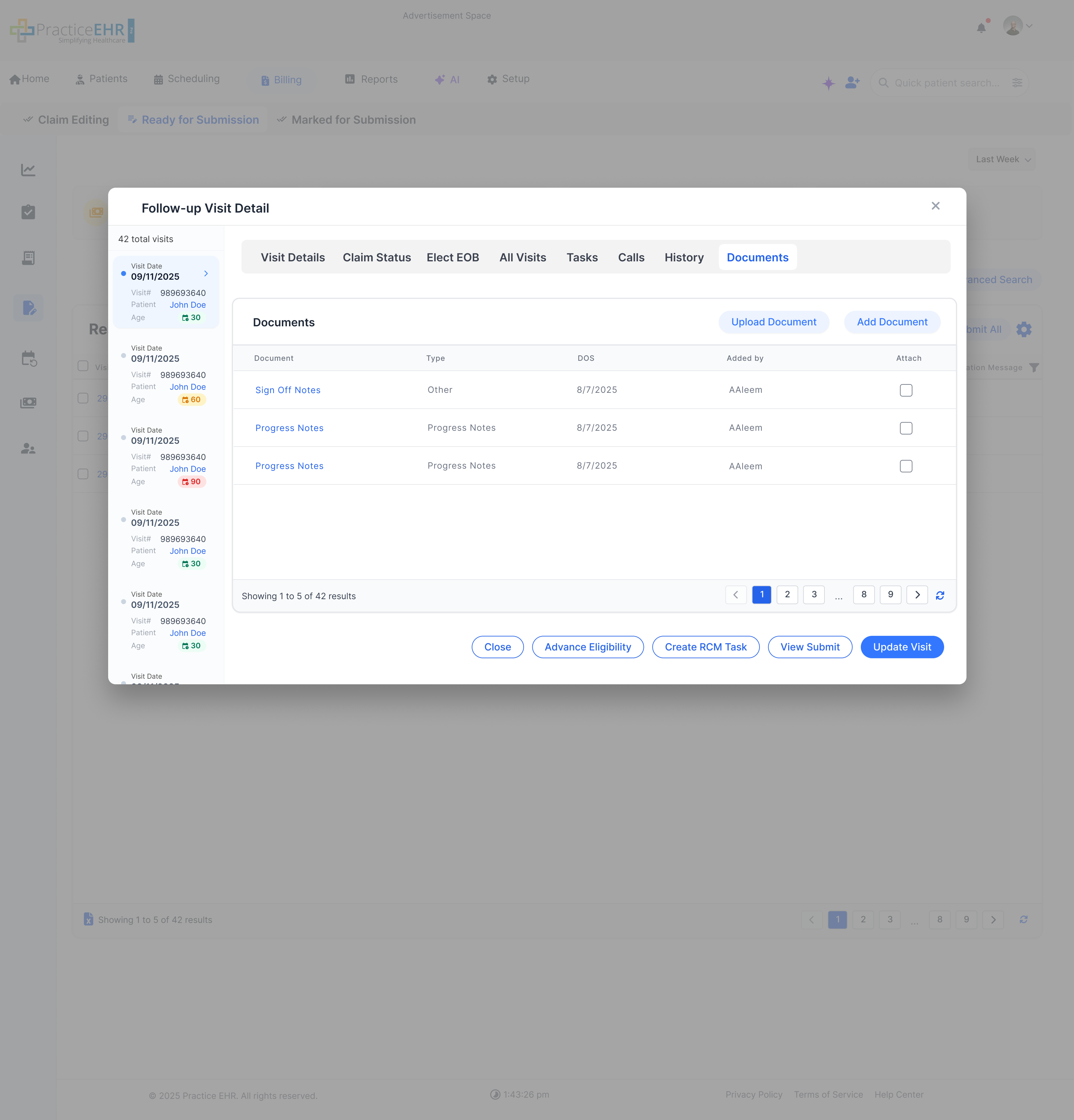 Plan Detail Screen - Documents Tab